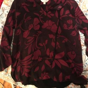 Floral professional blouse